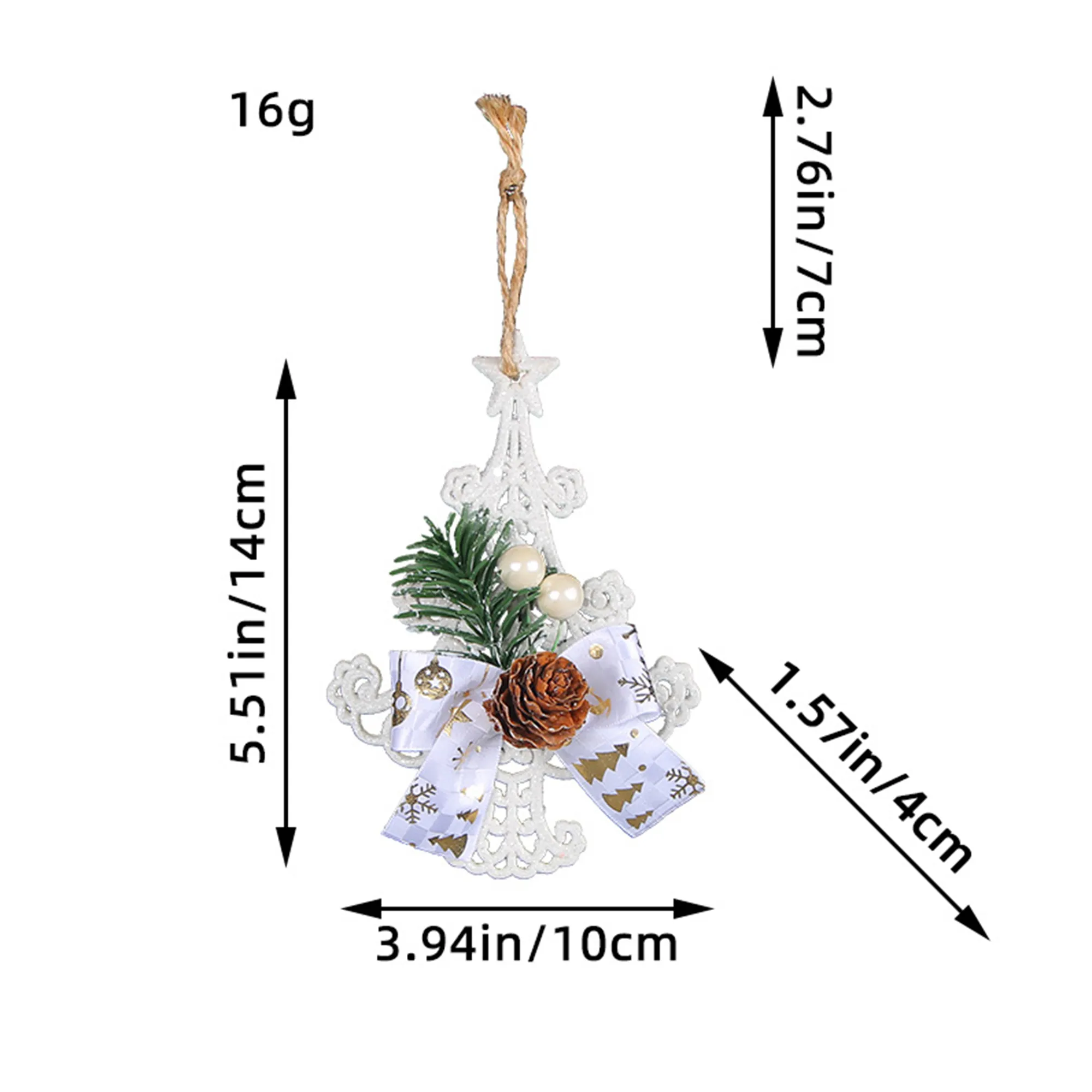 

Creative Christmas Tree Pine Cone Hanging Decorations