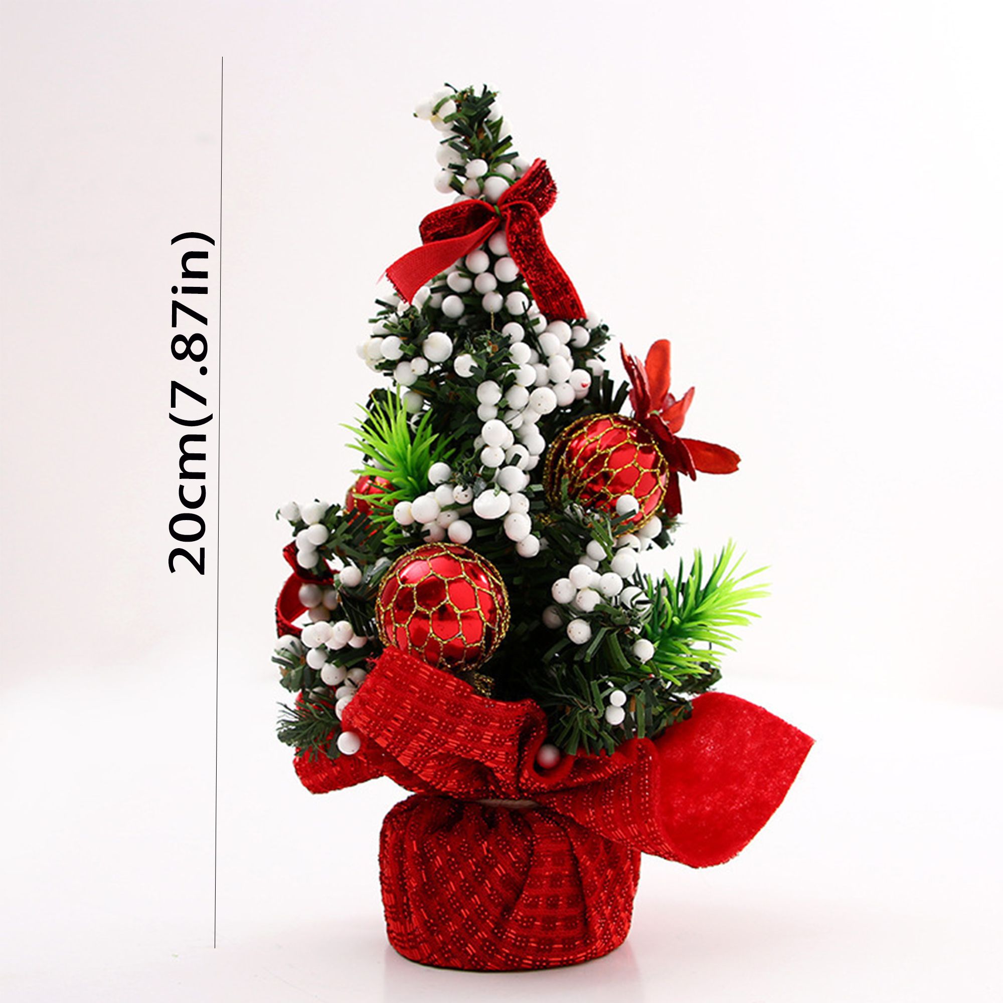 

Mini Christmas Tree Set for Tabletop Decoration with Gift Packaging