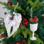 Creative Christmas Tree Pine Cone Hanging Decorations Color-C image 5