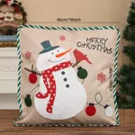 Santa Claus Pillowcases with Christmas Decorations Color-A