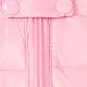 Casaco de algodão hiper-tátil 3D para crianças unissex Rosa