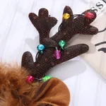 Christmas Antler Hair Glow Headband Party Dressup for Children Brown image 5
