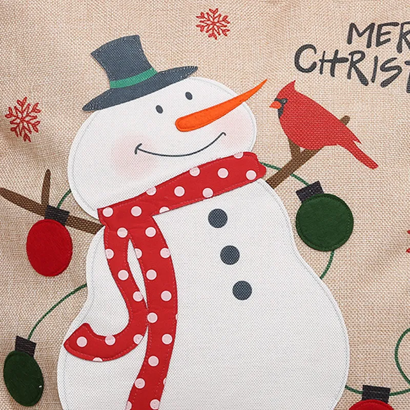 Fundas de almohada de Papá Noel con adornos navideños Color-A big image 1