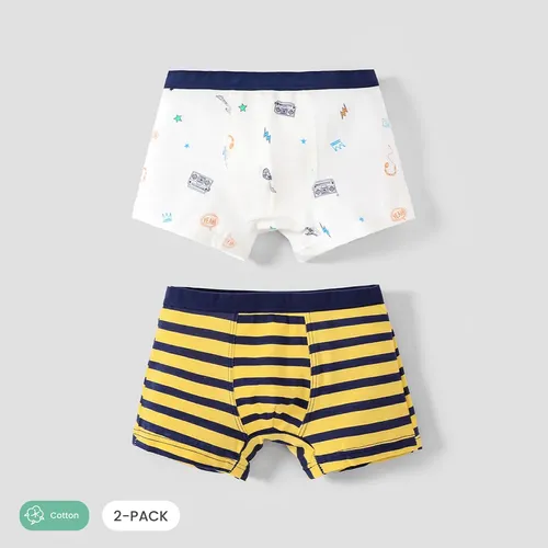 2pcs Boy Casual Cotton Panties Set
