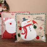 Santa Claus Pillowcases with Christmas Decorations  image 4