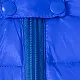 Casaco de algodão hiper-tátil 3D para crianças unissex Azul