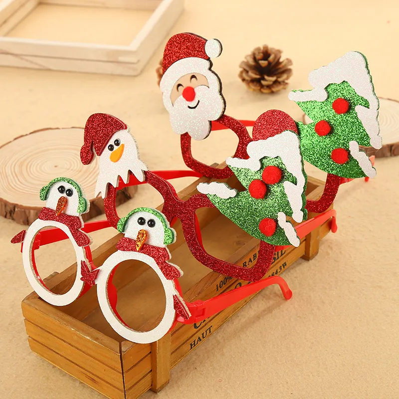 Kids/adult must Christmas festival atmosphere decorative glasses