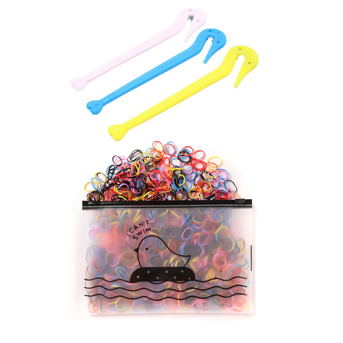 Toddler/kids Basic Disposable colorful rubber bands  big image 1