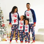 Christmas Snowman & Letter Print Family Matching Raglan-sleeve Pajamas Sets (Flame Resistant)  image 2