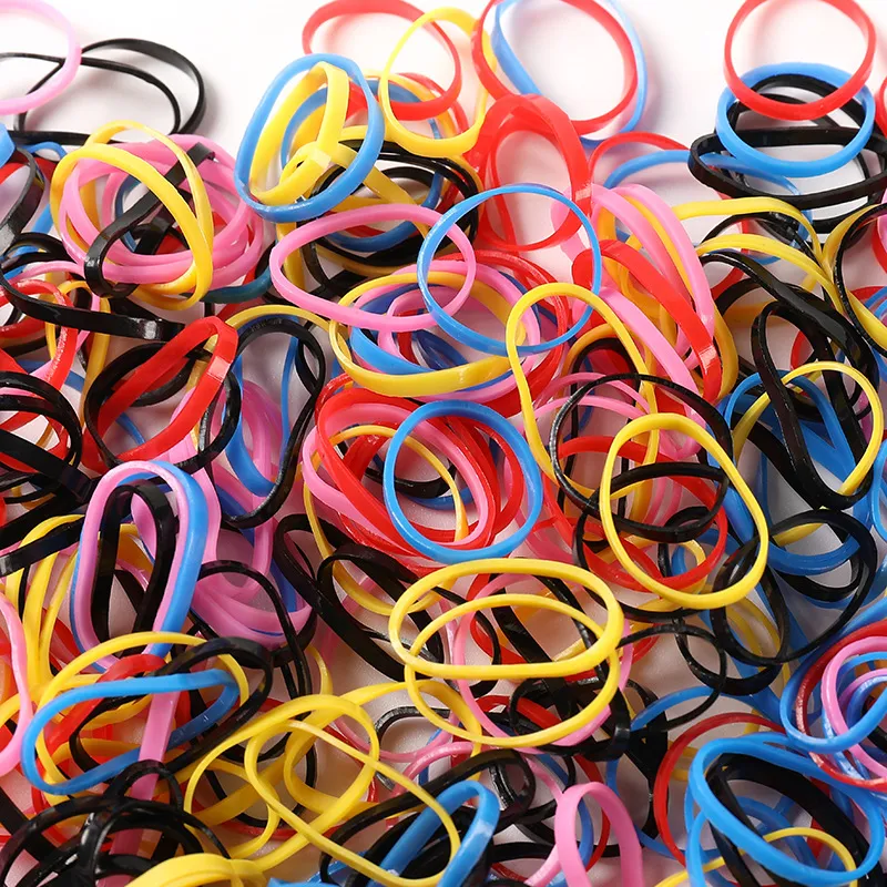 Toddler/kids Basic Disposable colorful rubber bands Purple big image 1