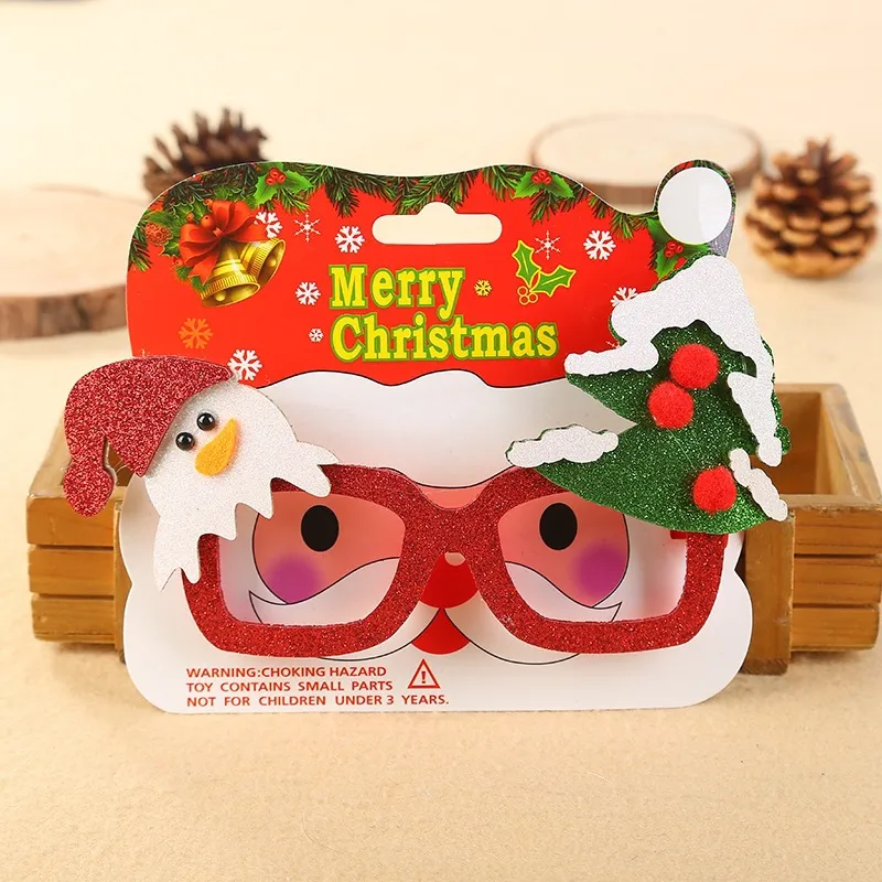 

Kids/adult must Christmas festival atmosphere decorative glasses