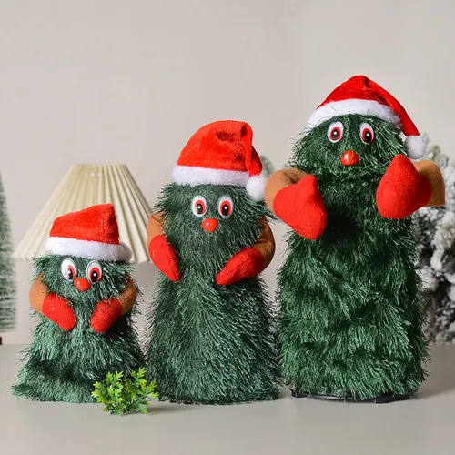 Divertido juguete eléctrico giratorio del árbol de Navidad