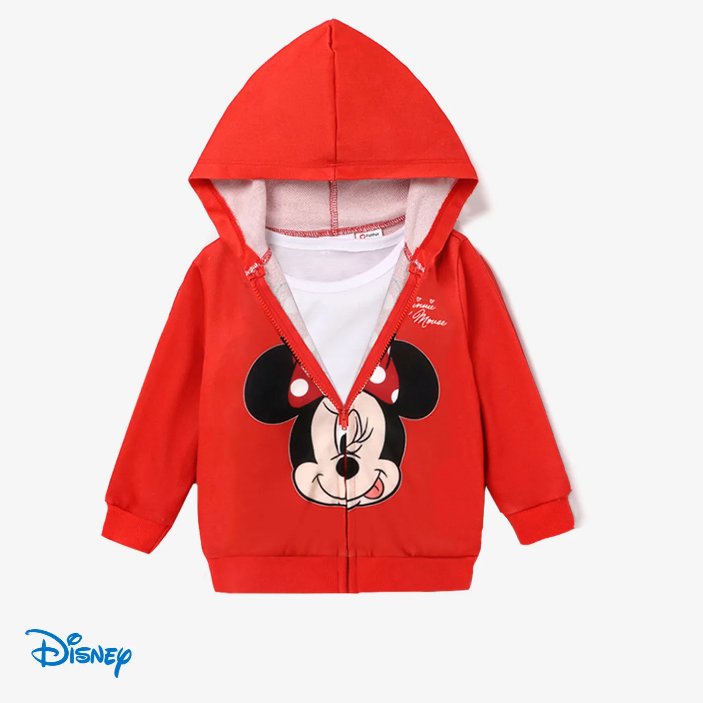 

Disney Mickey and Friends Toddler Girl Character Print Long-sleeve Jacket/Pants/Tee