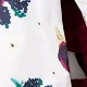 3pcs Floral Print Ruffle Decor Long-sleeve Baby Set White