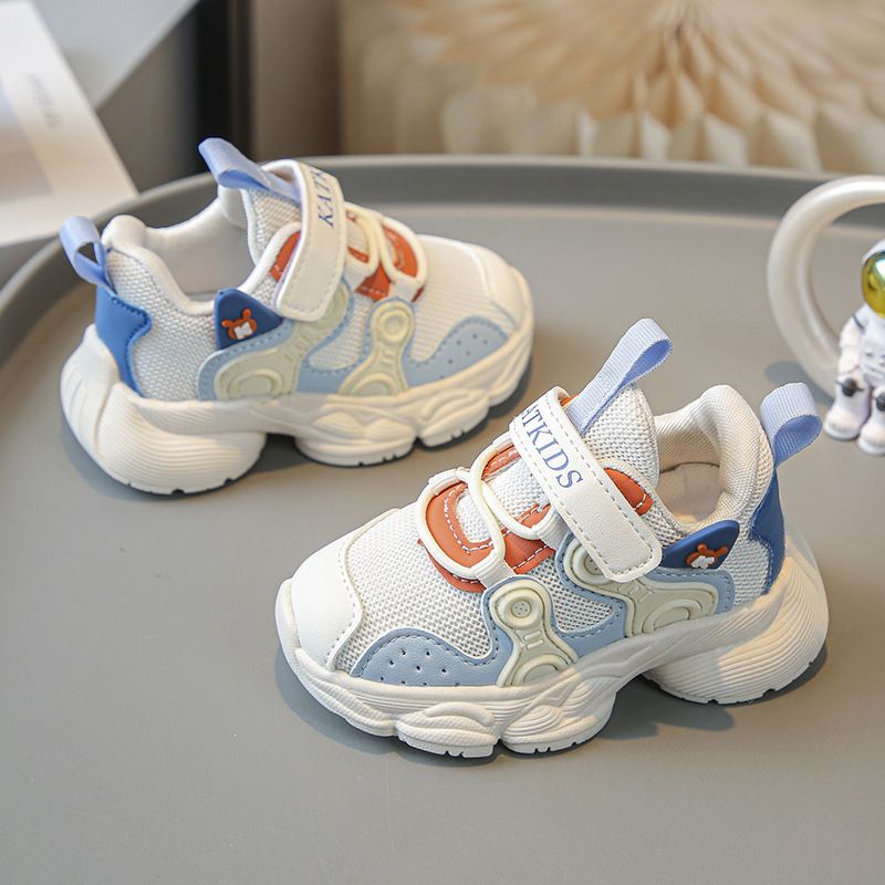Tout-petit Et Enfants Tissu Respirant Couture Velcro Chaussures De Sport