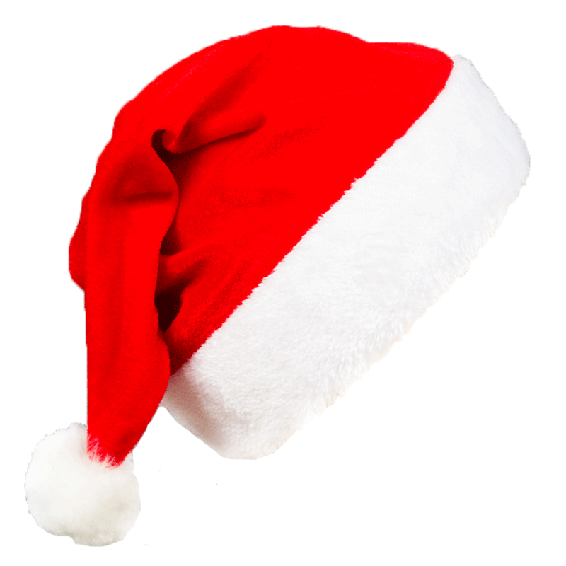 Adults/children must-have Christmas classic plush Santa hat  image 4