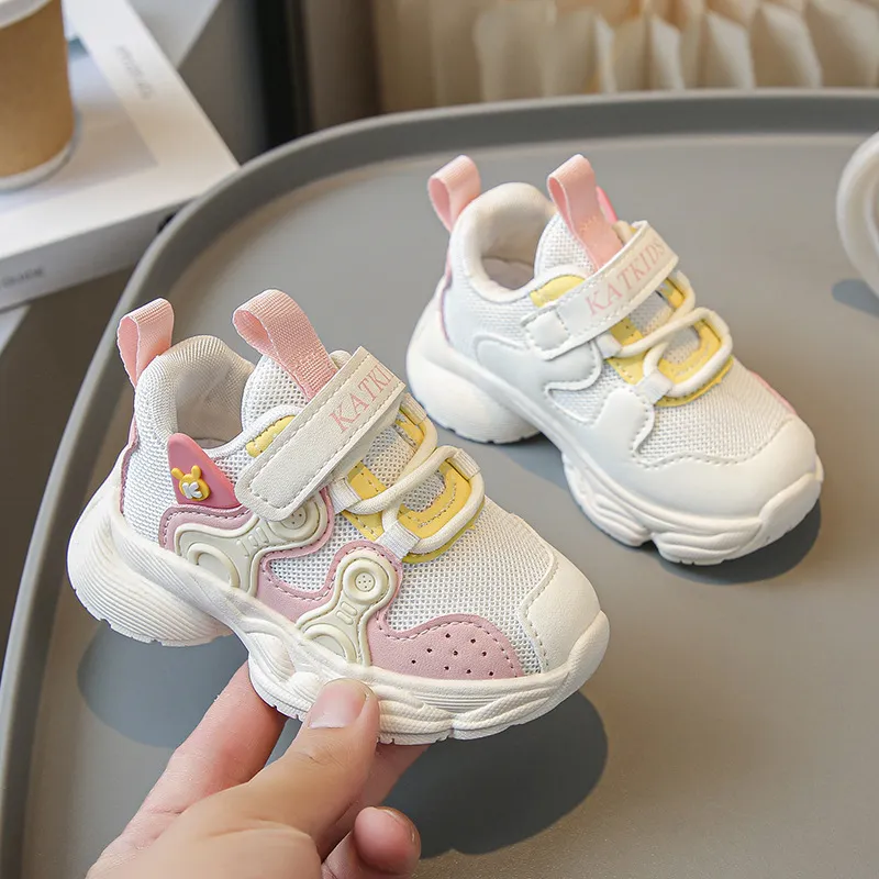 Tout-petit Et Enfants Tissu Respirant Couture Velcro Chaussures De Sport