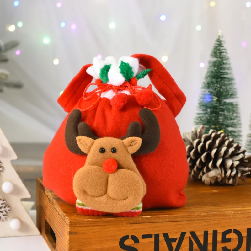Children/adults necessary Christmas portable gift tote bag big image 1