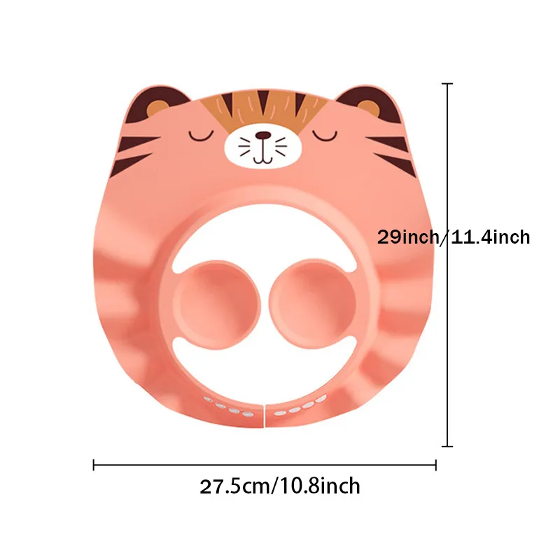 Baby Shampoo Cap - Child-Friendly Bathing Accessory Red image 3