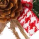 DIY Weihnachtsbaumschmuck mit fünfzackigem Sternglockenzubehör rot