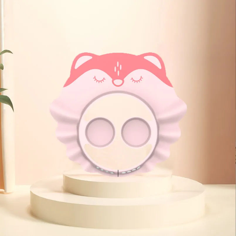 Baby Shampoo Cap - Acessório de banho adequado para crianças Rosa Claro