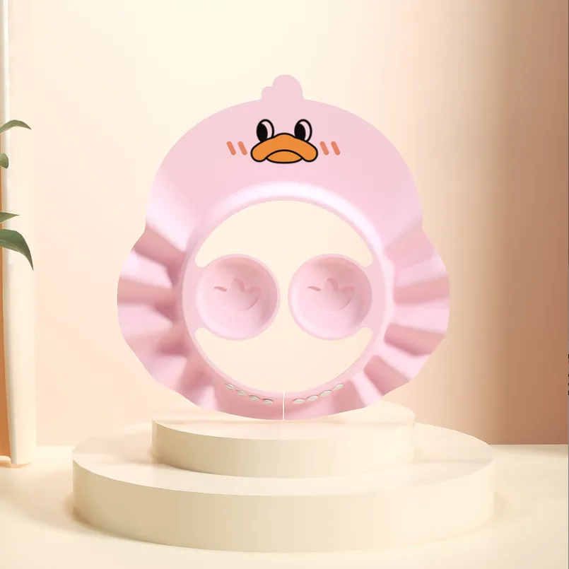 Baby Shampoo Cap - Acessório de banho adequado para crianças Rosa