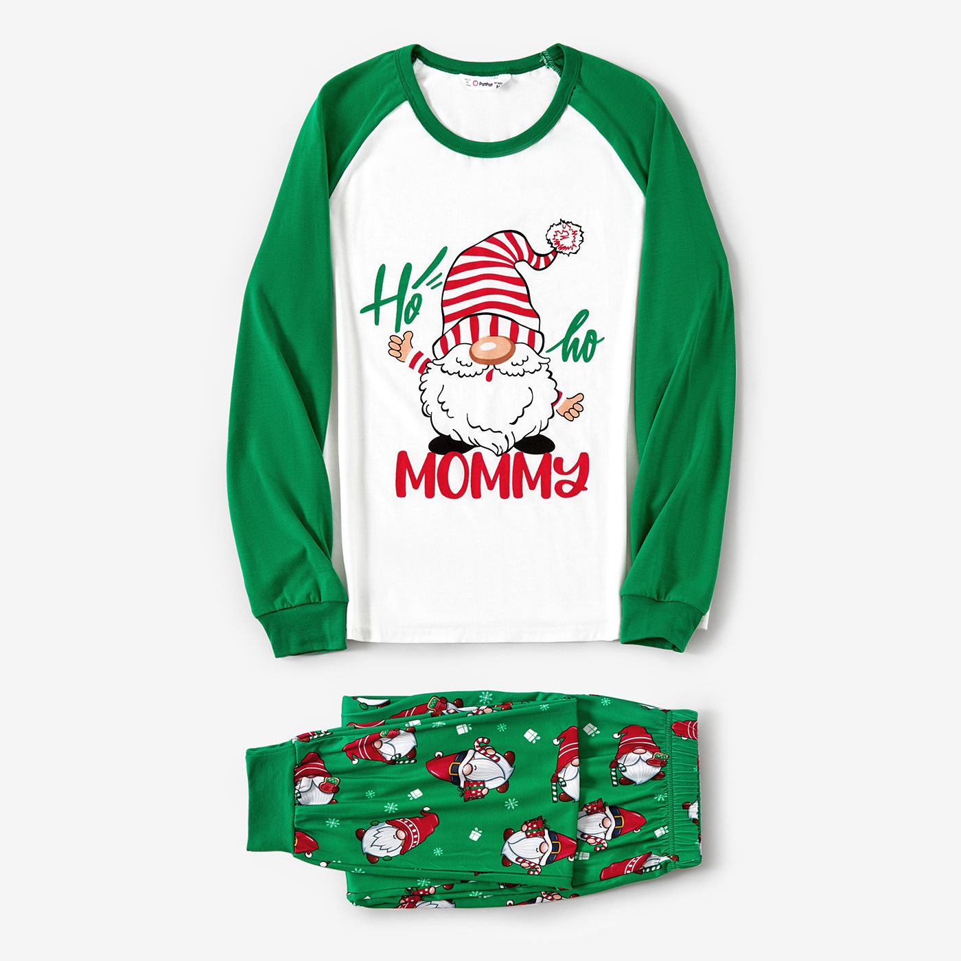 Christmas Family Matching Santa Print Long-sleeve Pajamas Sets(Flame Resistant)