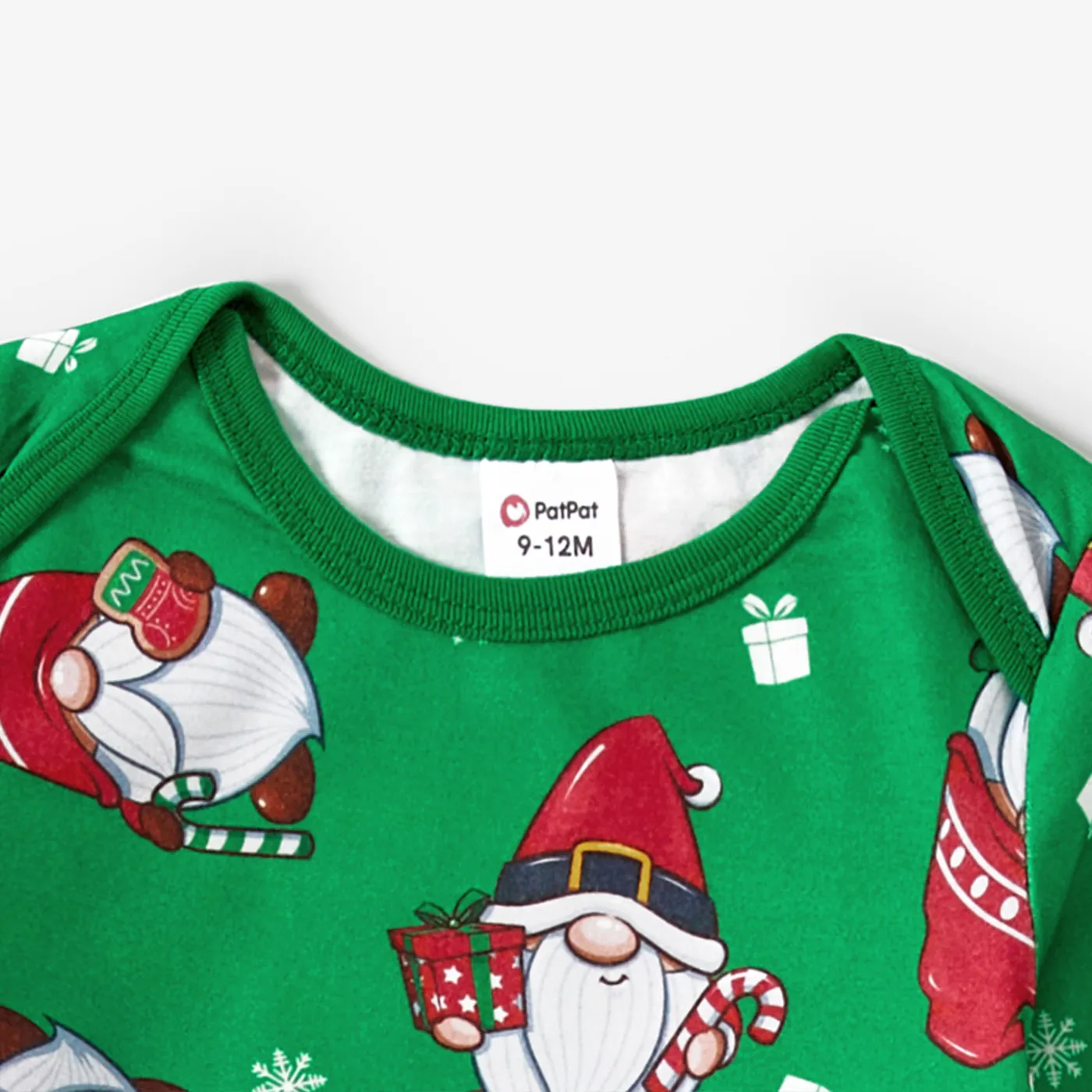 Christmas Family Matching Santa Print Long-sleeve Pajamas Sets(Flame resistant)  image 3