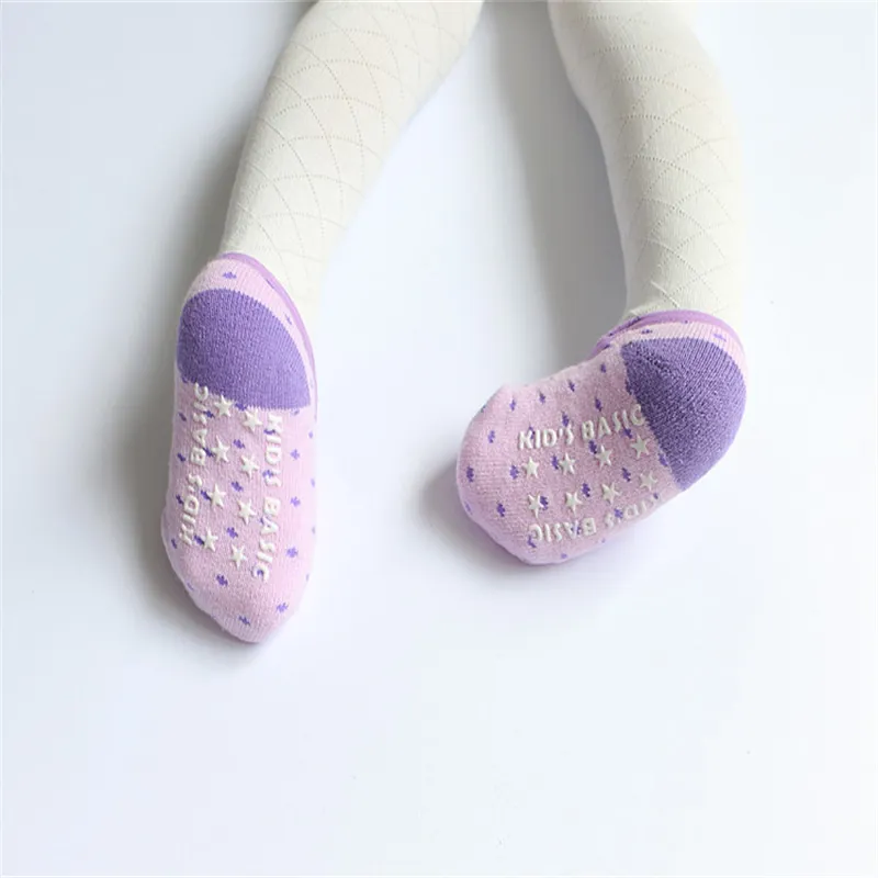 Baby's Anti-slip and anti-falling floor boat socks Purple image 2