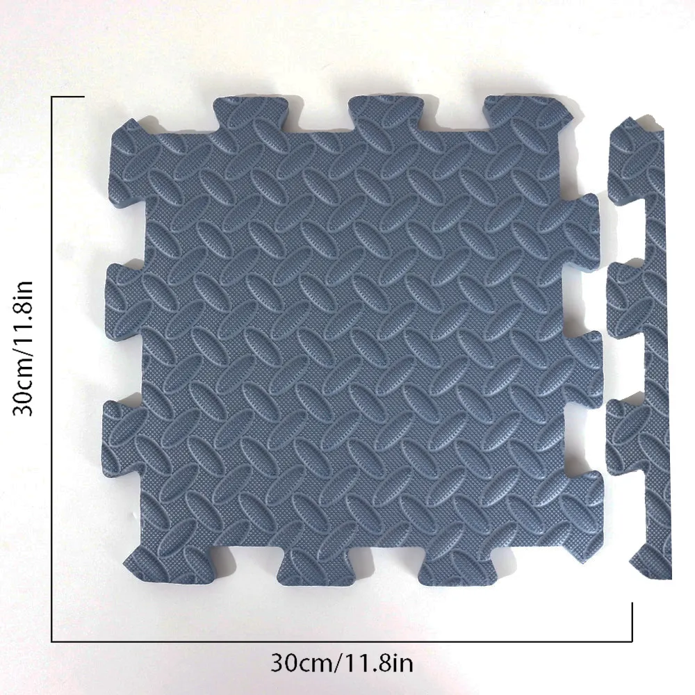 

Foam Leaf Pattern Floor Mats - Non-slip and Waterproof, Multiple Colors for Bedroom and Home