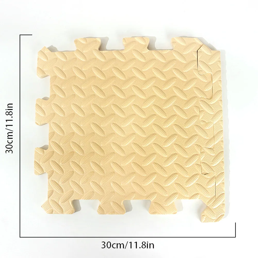 

Foam Leaf Pattern Floor Mats - Non-slip and Waterproof, Multiple Colors for Bedroom and Home