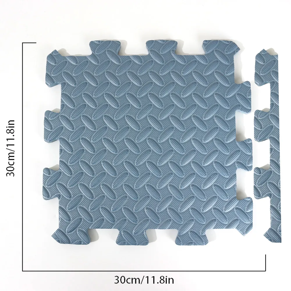 

Foam Leaf Pattern Floor Mats - Non-slip and Waterproof, Multiple Colors for Bedroom and Home