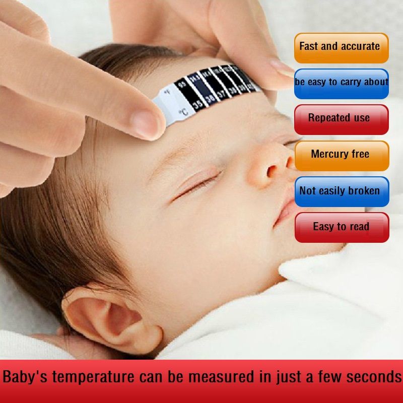 5-pack Baby Forehead Temperature Stickers
