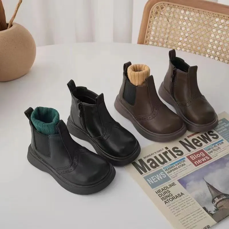 Toddler & Kids Classic Solid Chelsea Boots