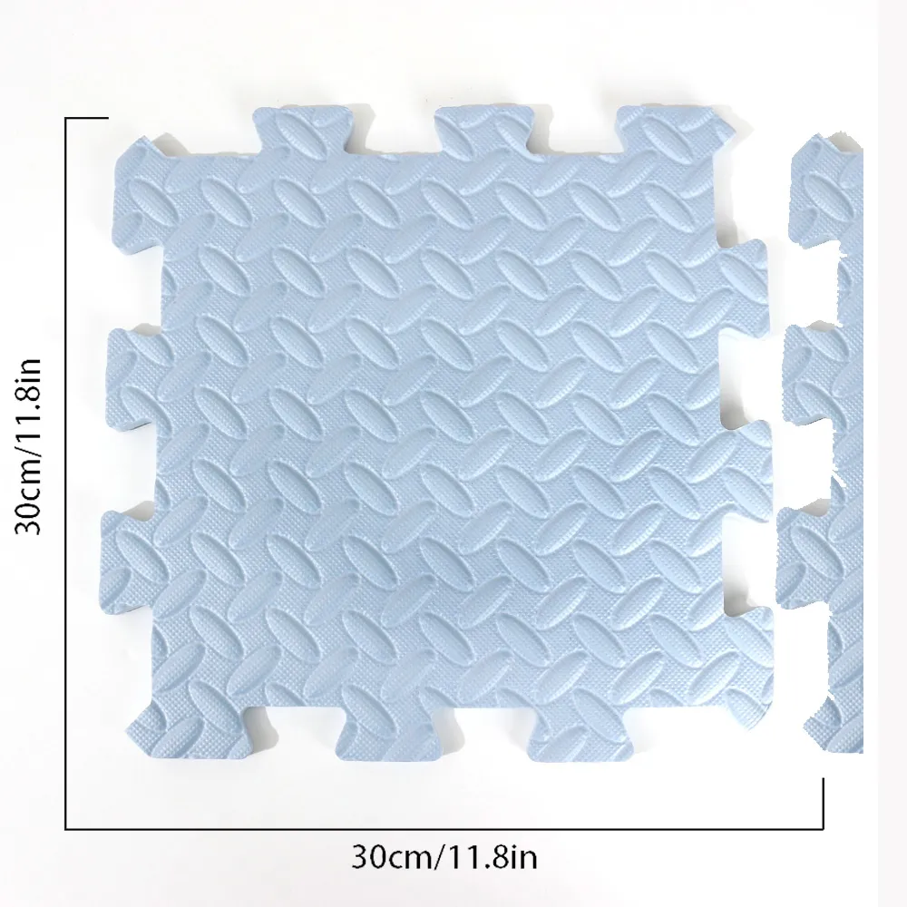 

Foam Leaf Pattern Floor Mats - Non-slip and Waterproof, Multiple Colors for Bedroom and Home