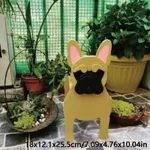 Pet Dog Flower Plate Courtyard Decoration in Single Packaging Yellow