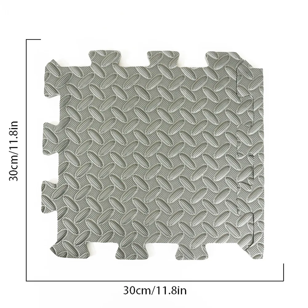 

Foam Leaf Pattern Floor Mats - Non-slip and Waterproof, Multiple Colors for Bedroom and Home