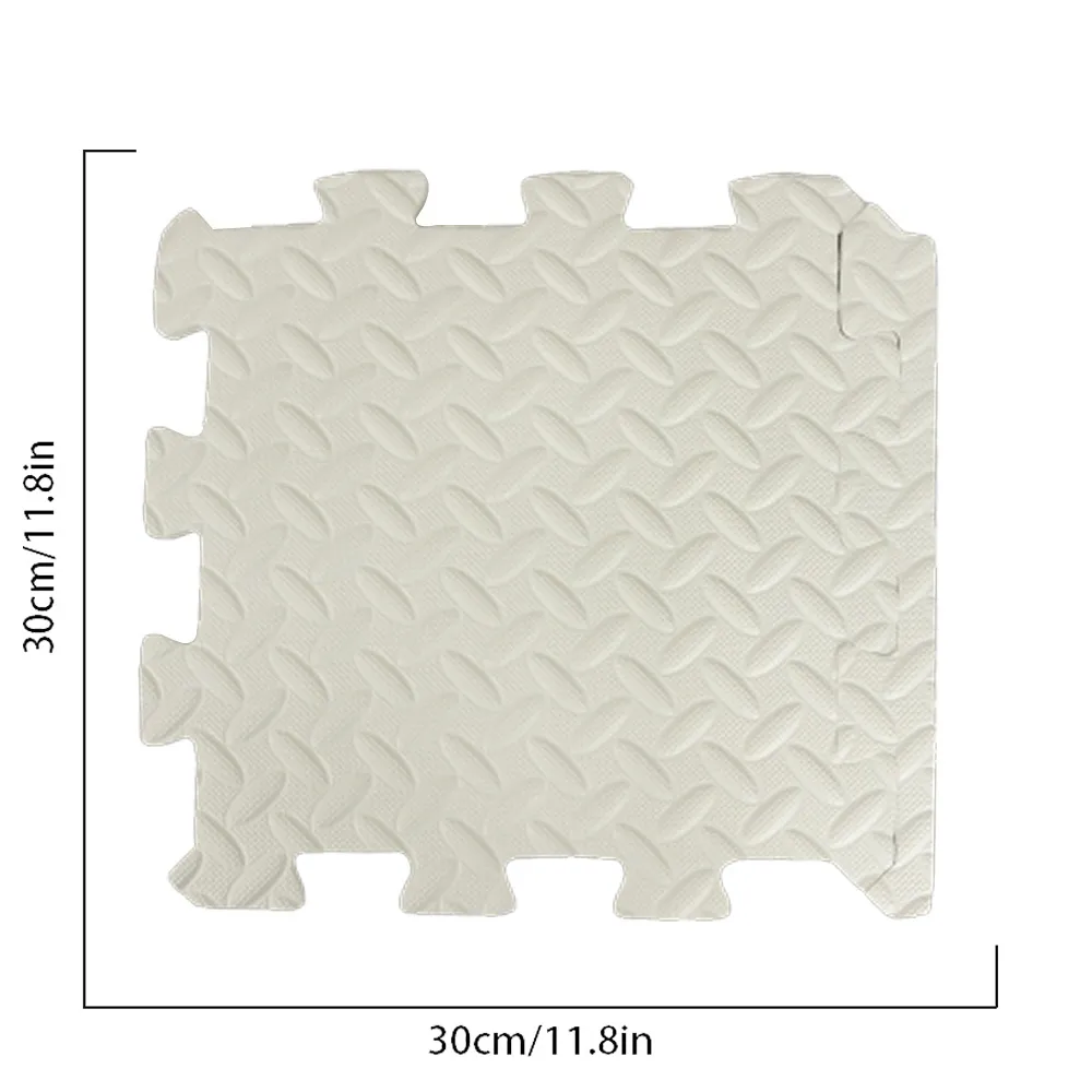 Foam Leaf Pattern Floor Mats - Non-slip And Waterproof, Multiple Colors For Bedroom And Home