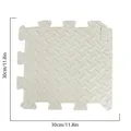 Foam Leaf Pattern Floor Mats - Non-slip and Waterproof, Multiple Colors for Bedroom and Home  image 1
