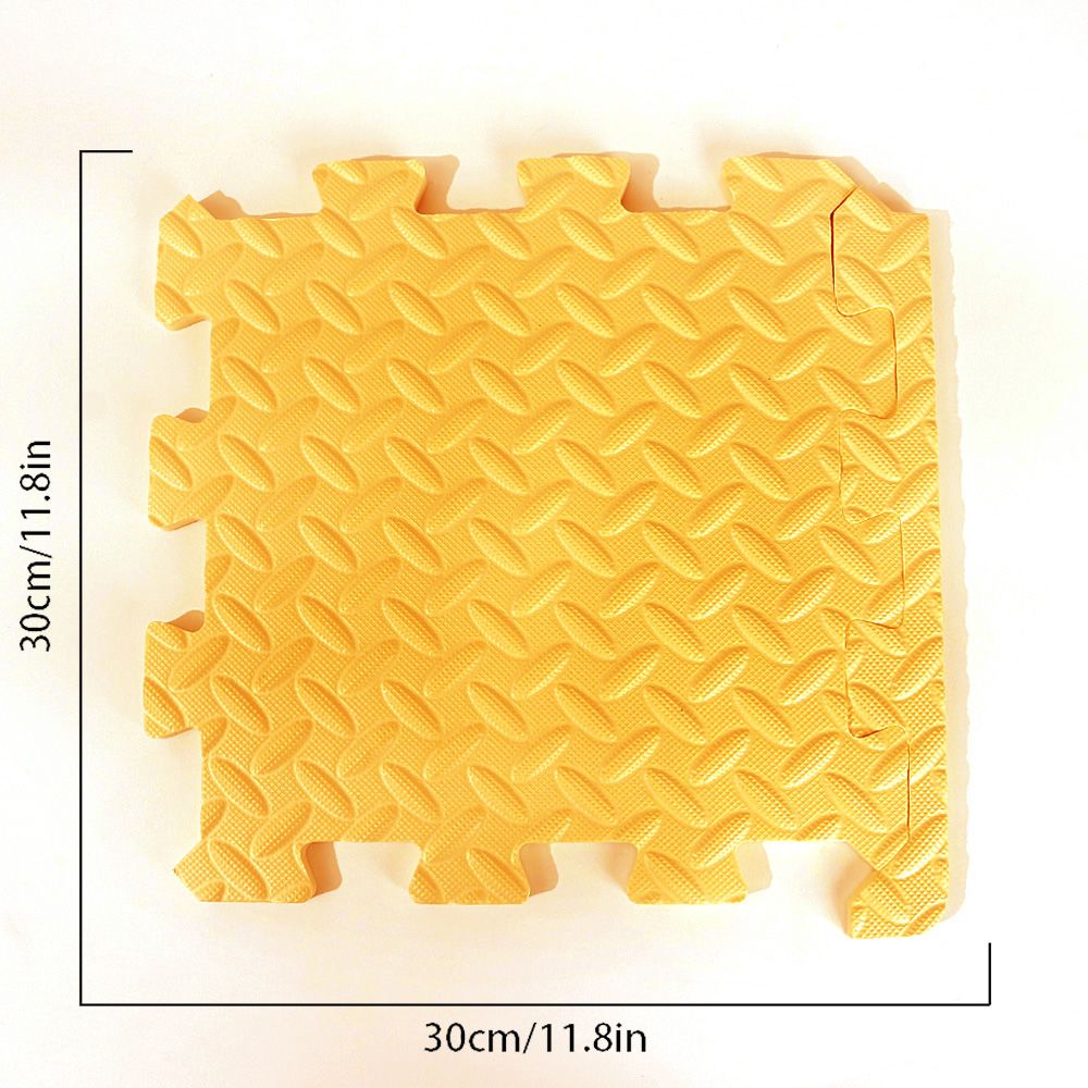 Foam Leaf Pattern Floor Mats - Non-slip And Waterproof, Multiple Colors For Bedroom And Home