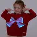 Go-Glow Illuminating Sweatshirt with Light Up Removable Bow Including Controller (Built-In Battery) Red image 3