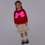 Go-Glow Illuminating Sweatshirt with Light Up Removable Bow Including Controller (Built-In Battery)  image 4