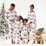 Christmas Family Matching Allover Red Truck  Candy Cane Gingerbread Man Print Long-sleeve Pajamas Sets (Flame Resistant)  image 3