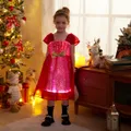 Go-Glow Christmas Illuminating Dress with Light Up Skirt Including Controller (Built-In Battery) Red image 5