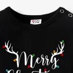 Christmas Family Matching Letters Print Cotton Long Sleeves Tops  image 3