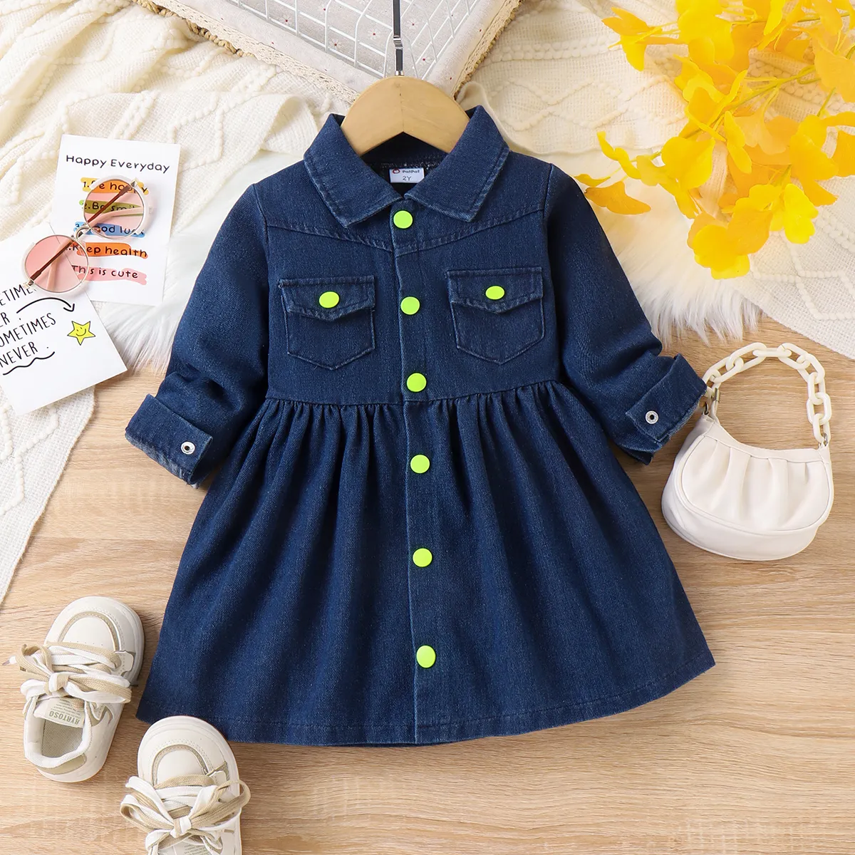 toddler denim dress