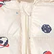 Cappotto con cappuccio Ragazzo / Ragazza con cappuccio Letter Pattern Coat  Bianco Crema