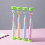 Soft Bristle Macaron U-shaped Toothbrush for Kids (Ages 3 and Up)  image 2