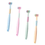 Soft Bristle Macaron U-shaped Toothbrush for Kids (Ages 3 and Up)  image 3