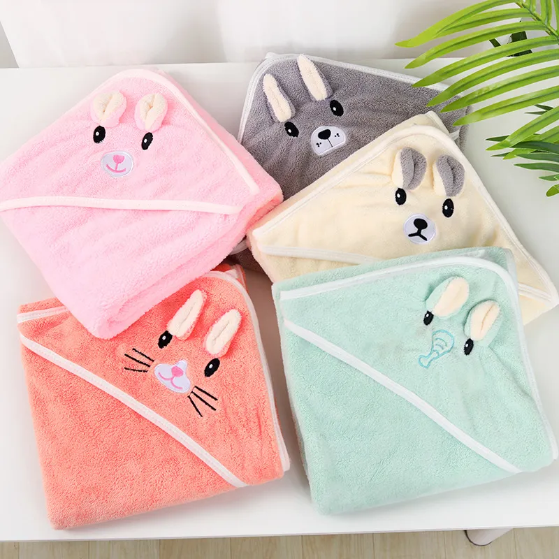 Coral Fleece Animal Shaped Hooded Blanket Coral image 5